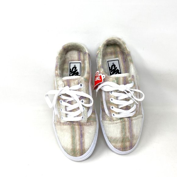 VANS Old Skool Mule Sneakers Soft Plaid Low Top Canvas Women's VN0A4P3Y98A - Picture 6 of 10